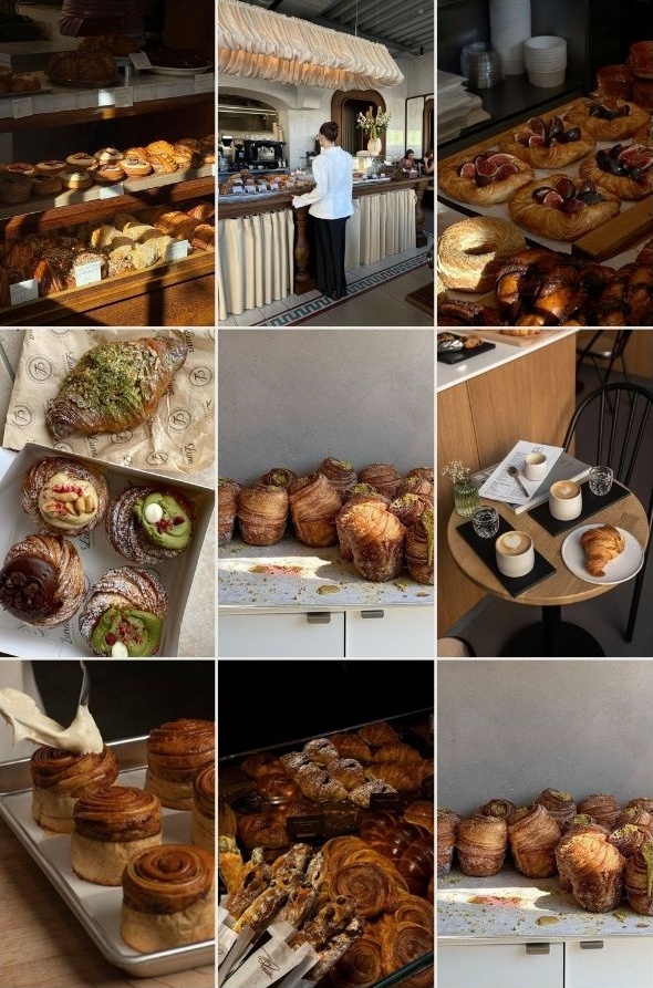 Cafe and bakery feed