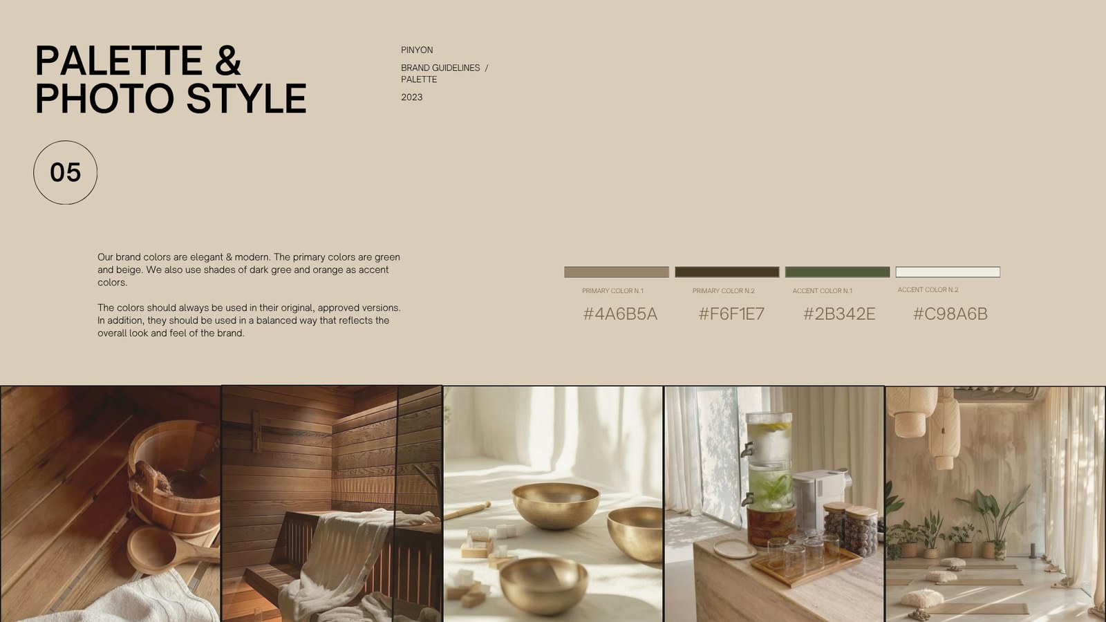 Palette and photo style